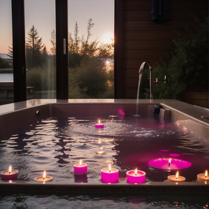 Nuit romantique parfaite avec jacuzzi